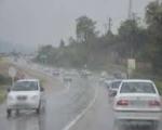 وضعیت راه ها/ بارش باران در 5 استان کشور