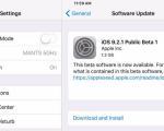 اپل بتای عمومی iOS 9.2.1 را منتشر کرد