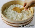 طرز تهیه برنج سوشی