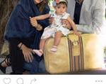 عکس جدید شبنم قلی خانی در کنار همسر و دخترش به مناسبت سال نو
