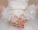 عکس جدیدترین مدل های دستکش عروس ست با لباس عروس -آکا