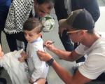 دیدار کودک مظلوم فلسطینی با کریستین رونالدو