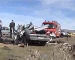حوادث/ عبور کامیون از روی پژو 405 سه نفر را به کام مرگ کشاند