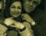 نگار استخر خالق عروسک سنجد در کنار همسرش! عکس