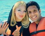 سپهر حیدری و همسرش در قایق + عکس