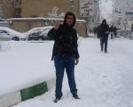 شادی دانش آموز از تعطیل شدن مدارس به علت برف