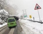 جاده کرج - چالوس به علت بارش سنگین برف و کولاک بسته است