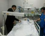 عکس/ عیادت وزیر بهداشت از آیت الله واعظ طبسی در اورژانس