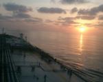 غروب  غم انگیز خورشیدوسط اقیانوس هند 
کشتی تجاری ایرانی