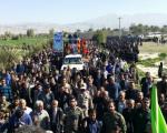 مراسم تشییع شهدای مدافع حرم در شهر نوجین