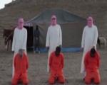 ذبح 3 مرد به اتهام جاسوسی توسط داعش + فیلم(18+)