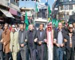 راه پیمایی مردم اردن در حمایت از مسجدالاقصی و آرمان های فلسطین