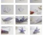 آموزش تصویری ساخت شکوفه های اوریگامی