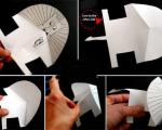 آموزش تصویری ساخت کاردستی شیر کاغذی