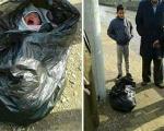 پیدا شدن نوزاد دختر در کیسه زباله در ماهشهر + عکس