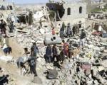 بمباران مراکز دولتی در استان «البیضا» یمن توسط جنگنده‌های سعودی