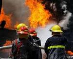 بیمارستان 17 شهریور برازجان بوشهر آتش گرفت