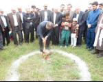 عملیات احداث مدرسه خیر ساز در روستای بلوچ آباد مینودشت آغاز شد