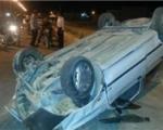 حوارث/ واژگونی پژو  در جاده سراب ـ اردبیل،منجر به مصدومیت 5 نفر شد
