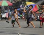 بازی خیابانی پسربچه های فیلیپینی