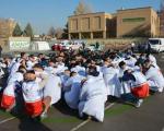 مانور سراسری زلزله در مدارس آذربایجان غربی برگزار شد