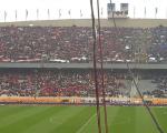 بارش شدید باران در ورزشگاه آزادی/ هواداران استقلال امیدوار به تکرار دیدار زائد+ تصاویر