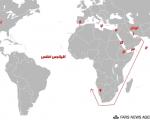 ناوگان دریایی ارتش برای حضور در اقیانوس اطلس «قاره سیاه» را دور می‌زند+نقشه
