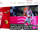 سایت فدراسیون فوتبال کرواسی بازی با ایران را تایید کرد