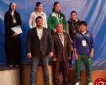 دریافت مدال نقره بانوی ایرانی با حجاب کامل در جام ارکینبایف+عکس