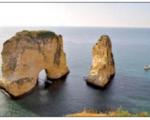 جهان نما/ صخره دیدنی «کبوتر» در لبنان