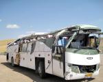 حوادث/ واژگونی اتوبوس در مسیر شیراز - اصفهان