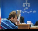 ژست های بابک زنجانی در بیست و پنجمین جلسه دادگاه