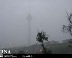 گردو غبار همراه با باد شدید پایتخت را فرا گرفت