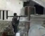 لحظه کشته شدن یک تروریست پس از شلیک خمپاره + فیلم