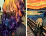 رنگ مو های یک زن آرایشگر سوژه جهانی شده است! عکس