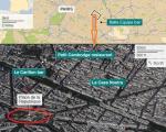 مکان‌های بمب‌گذاری‌ و حملات شب گذشته پاریس در جریان دیدار فرانسه ــ آلمان + تصویر