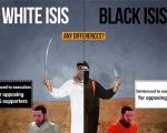 تصویری که پس از اعدام شیخ نمر در Khamenei.ir درباره داعش سیاه و سفید منتشر شد