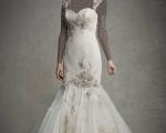 مدل لباس عروس بلند با طرح های فانتزی -آکا