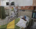 درد کشیدن دختر ملی پوش روی تخت بیمارستان