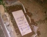 عجیب ترین سنگ قبر در شهرک غرب تهران (عکس)