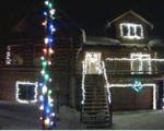 چراغ‌های این خانه در آمریکا را شما می‌توانید خاموش و روشن کنید!/ابتکار در کریسمس