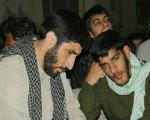 شهید «مدافع حرم» در کنار مداح مشهور +عکس