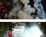 تصرف ساختمان روزنامه "تودی‌زمان" توسط پلیس با وجود مخالفت مردم ترکیه +فیلم و عکس