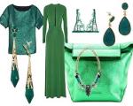 استفاده از رنگ سبز برای لباس -آکا