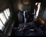 آتش زدن خانه یک فلسطینی توسط شهرک نشینان صهیونیست