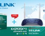 عرضه مودم های جدید تی پی لینک به همراه آنتی ویروس کسپرسکی هدیه ویژه TP-LINK به کاربران ایرانی